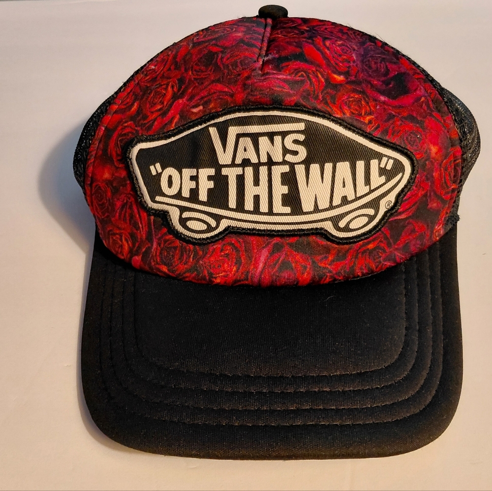 Vans Off The Wall Trucker Roses Floral